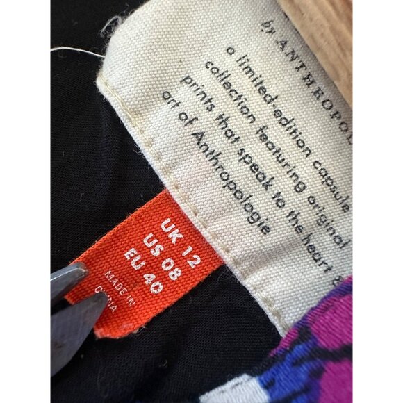 Conversations by Anthropologie - 32 of 52 Colloquial Floral Button Dress Size 8 - Picture 5 of 7